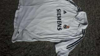 Roberto CARLOS VINTAGE Real Madrid 05/06 home Football Shirt XL Soccer Jersey 7