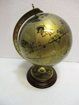 Vtg 1991 Royal Geographical Society Discovery Globe Desktop Fm91 Franklin