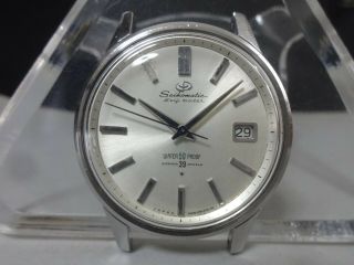 Vintage 1963 - 64 Seiko Automatic Watch [seikomatic Self Dater] 39 Jewels Cal.  395