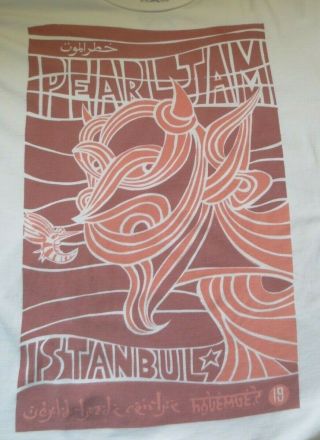 Pearl Jam Extremely Rare 1996 Istanbul T - Shirt Vintage Ames Bros Size XL 3