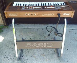 Vintage Casio Casiotone 405 Keyboard WITH STAND 2