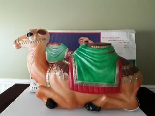 Vintage Empire 27 " Nativity Camel Blow Mold Lighted Christmas Decor & Box