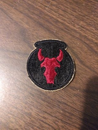 Ww2 Us Army 34th Infantry Division " Red Bull " Patch