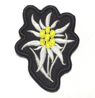 Wwii German Wh Heer Mountain Troops Edelweiss Sleeve Insignia Patch