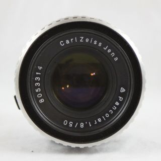 Vintage Carl Zeiss Jena Pancolar 50mm 1.  8 Camera Lens M42 Screw Mount