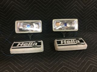 Vintage Hella 181 Fog Lamps 901124293 Tf13 Sae 080