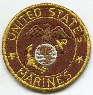 Ww2 Wwii Usmc Marine Corps Jacket Patch