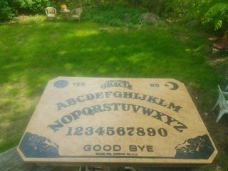 Early Ouija Board William Fuld Baltimore Pressed Wood 1900s Rare 22x15