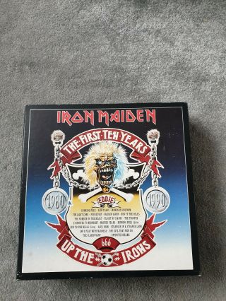 Iron Maiden The First Ten Years 1990 Uk 10 X 12 " Ltd Ed Vinyl Box Set Rare.
