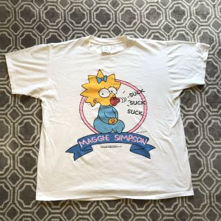 Vintage 1990 Maggie Simpson Shirt Size Xl Delta Tag