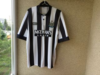 Newcastle United Home Football Shirt 1993/1995 Asics Jersey Xl Soccer Vintage