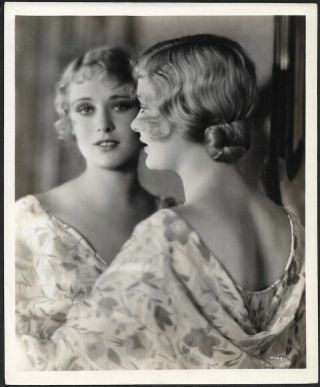 1935 Silent Film Star Dolores Costello Vintage Fred Archer Photograph In Mirror