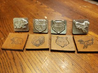 20 CRAFTOOL/OFFBRAND 3D Leather stamps - VINTAGE - DISCONTINUED 3