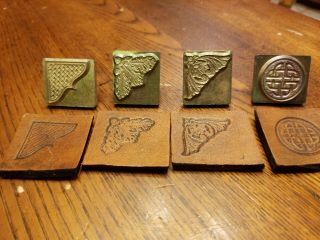20 CRAFTOOL/OFFBRAND 3D Leather stamps - VINTAGE - DISCONTINUED 4