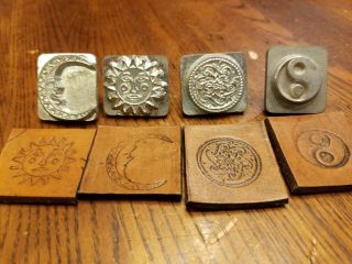 20 CRAFTOOL/OFFBRAND 3D Leather stamps - VINTAGE - DISCONTINUED 5