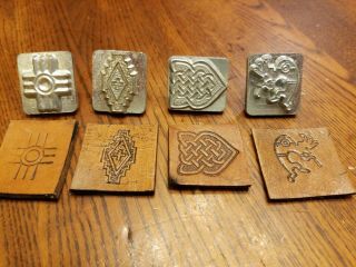20 CRAFTOOL/OFFBRAND 3D Leather stamps - VINTAGE - DISCONTINUED 6