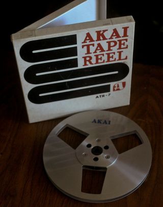 Vintage Akai Metal Reel 7 Inch Tape Deck Atr - 7m.  In