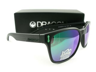 Dragon Alliance Sunglasses Liege H2o Matte Black Green Ion Polarized