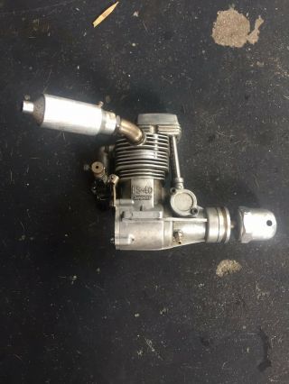 Vintage Os Max Fs - 40 Surpass 4 - Stroke Model Airplane Engine