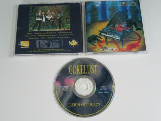 Gorelust Reign Of Lunacy Cd 1995 Mega Rare Oop Death Orig 1st Press 1000 Only