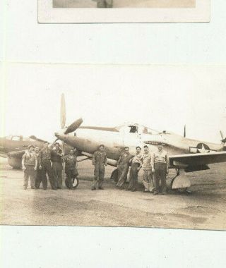 Wwii 1944 Usaaf Atc 7th Fs Bismark Nd Airplane Photo No 3 P - 63 & P - 69