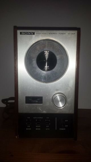 Vintage Sony St - 80f Am / Fm Stereo Tower Tuner
