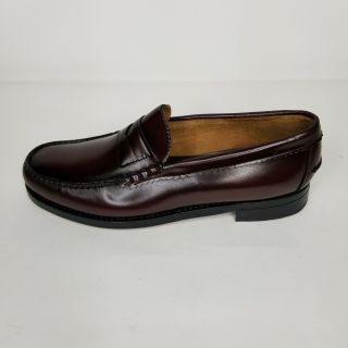 Vintage Dexter 1990s Penny Loafers Mens Size 9C Brown Cordovan Leather USA 2