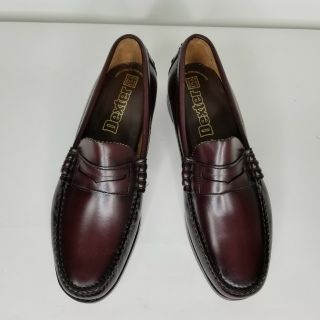 Vintage Dexter 1990s Penny Loafers Mens Size 9C Brown Cordovan Leather USA 6