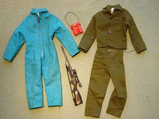 Vintage Gi Joe AT Outfits Land Adventure Rescue Pilot Dangerous Mission Hasbro 5