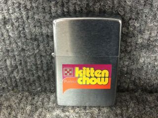 Vintage Purina Kitten Chow Zippo Lighter