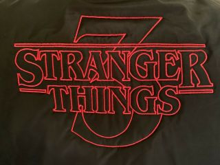 Stranger Things Season 3 Crew Jacket Collectible Rare Never Worn XXL 3