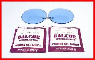 Vintage Balcor B&l Ray Ban Bausch & Lomb Uncut Replacement Lenses Light Blue