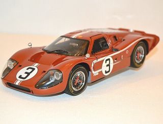 1:18 Die Cast Rare Exoto 1967 Ford Gt40 3 Lemans Andretti Bianchi Rlg18052