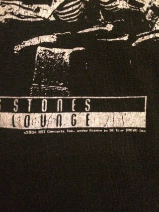 VTG Rolling Stones Voodoo Lounge 2004 sz L Mick Jagger Keith Rock and Roll Tour 2