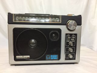Vintage General Electric Ge Radio 2 Superadio Ii Am/fm 7 - 2885f Shape