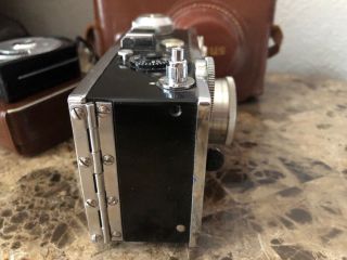 Vintage Argus C3 Rangefinder 35mm Film Camera 50mm Coated Cintar Leather Case, 4