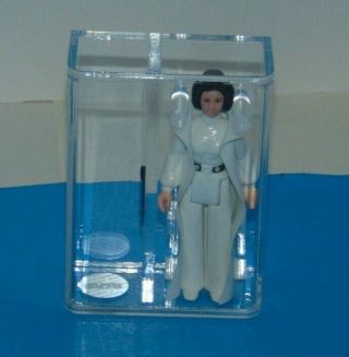 Vintage Star Wars action figure: Princess Leia Organa,  AFA graded 80,  brown hair 7