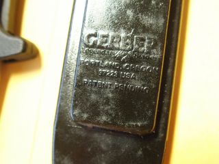 Vintage and Rare Gerber Frisco Shiv Patent Pending U.  S.  A.  Blackie Collins Dagger 3