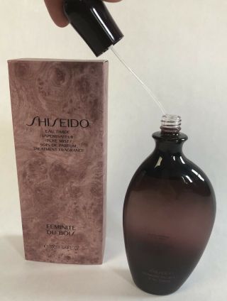 Shiseido Vintage Feminite Du Bois Eau Timide Pure Mist Spray Parfum 3.  3 Oz Rare