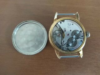 Vintage Watch GUB Glashutte Cal.  70.  1 - 60 ' s - Gold Plated case 6
