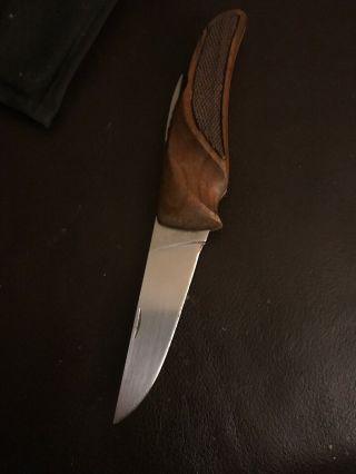 Vintage Gerber HS Folding Hunter Knife High Speed Tool Steel (issues) Rare 2