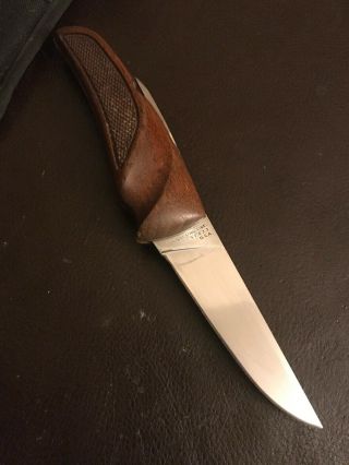 Vintage Gerber HS Folding Hunter Knife High Speed Tool Steel (issues) Rare 3