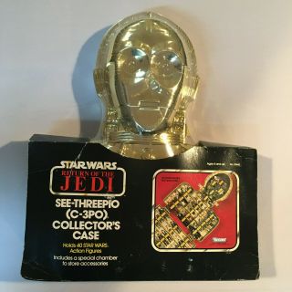 1983 Vintage Star Wars Return Of The Jedi (rotj) C3po Collector Case