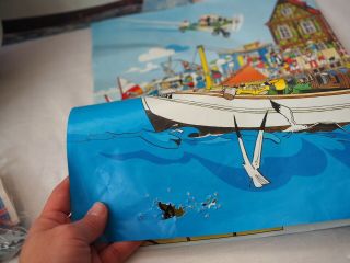Playmobil 3551 Vintage S.  386 Fishing Boat Trawler With Crew 3