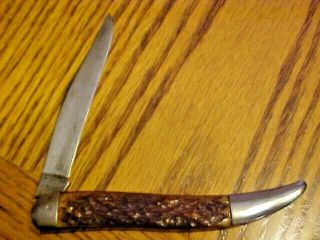 Rare Vintage Bone REMINGTON MADE IN USA No.  R953 Toothpick Knife 4