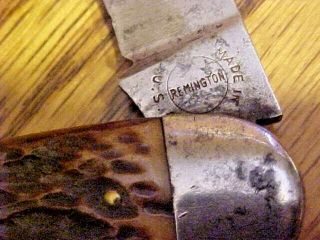 Rare Vintage Bone REMINGTON MADE IN USA No.  R953 Toothpick Knife 5