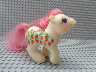 Vintage My Little Pony Baby Sugarberry Mini Pony Hasbro 1987 First Tooth