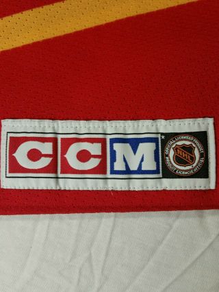 Calgary Flames CCM NHL Jersey Vintage Third Horse Head Size XL EUC 6