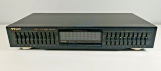 Teac Eqa - 220 Stereo Graphic Equalizer Vintage 10 Band Eq