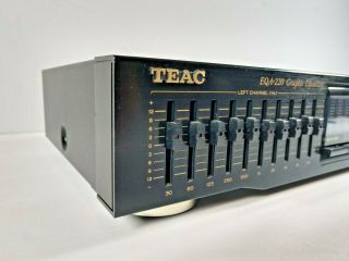 TEAC EQA - 220 Stereo Graphic Equalizer Vintage 10 Band EQ 4